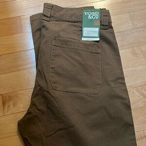 NWOT Toad & Co Earthworks Pants